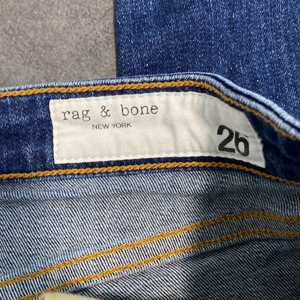 rag & bone Nina High-Rise Skinny Jeans in Irving 26 - Picture 5 of 12